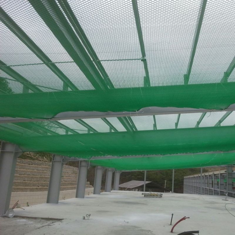 Lưới xây dựng hứng vật rơi tại công trình