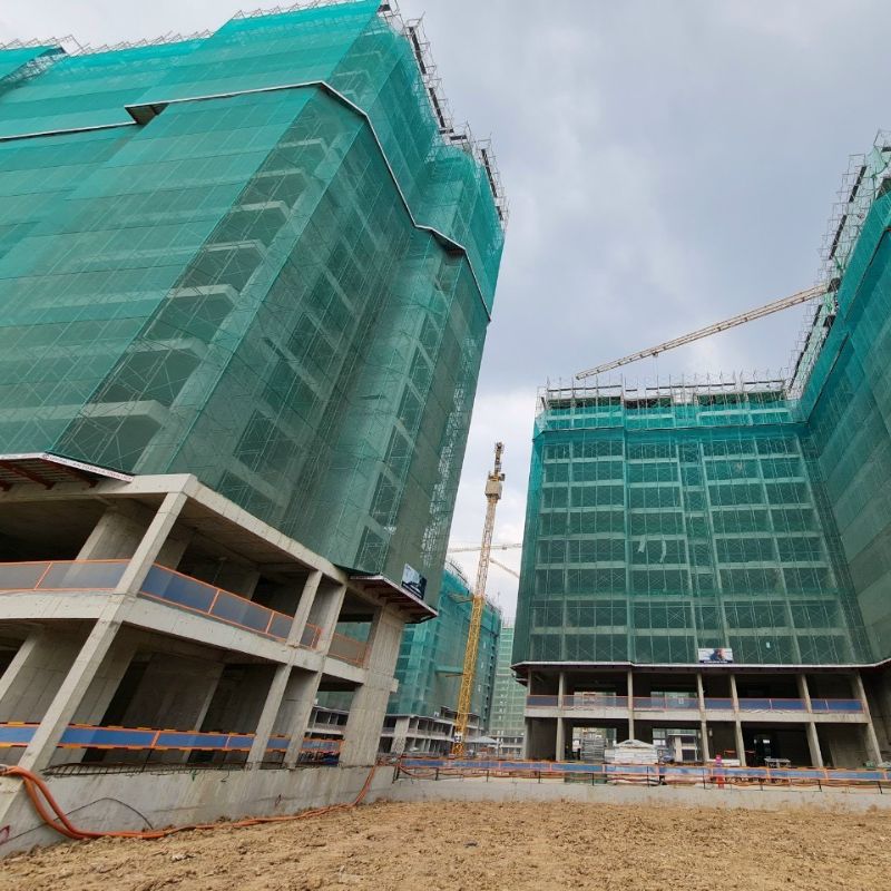 Lưới dùng để bao che công trình