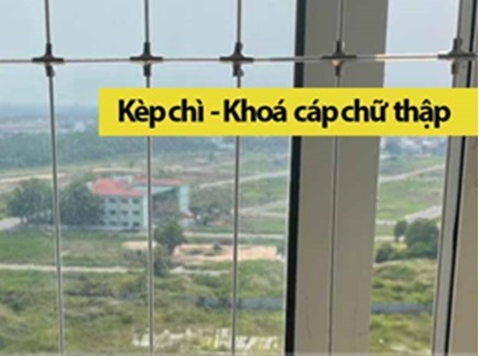 Kẹp chì lưới an toàn cầu thang