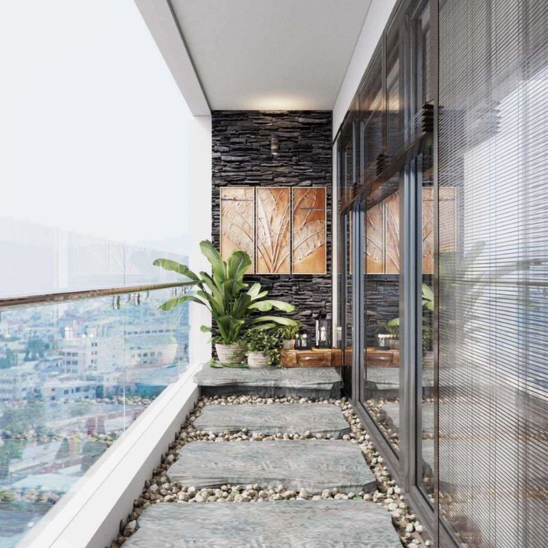 Mẫu thiết kế ban công nhỏ đẹp, đơn giản