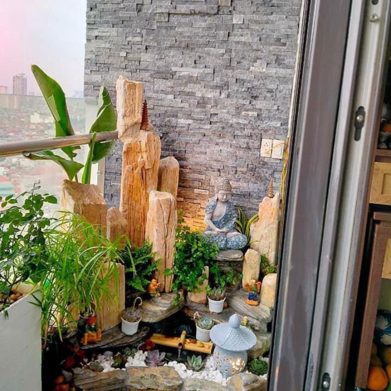 Tiểu cảnh ban công chung cư