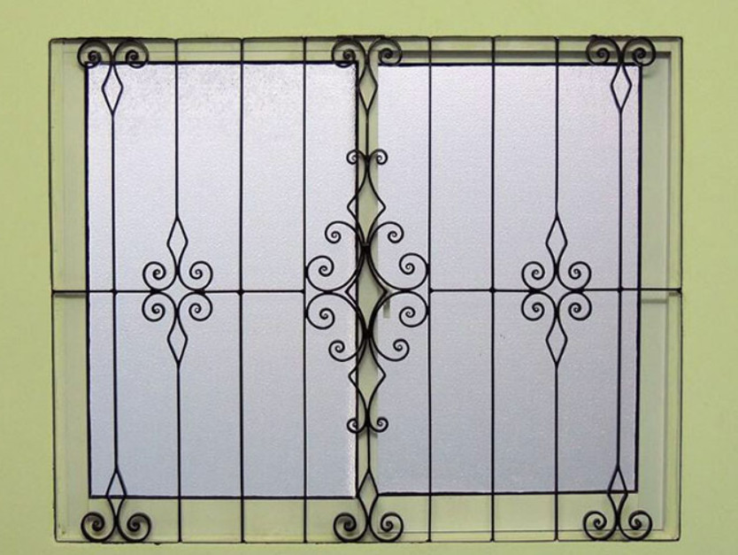 Khung sắt cửa sổ mẫu 7