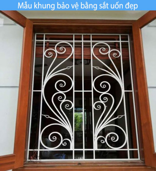 Khung sắt cửa sổ mẫu 6