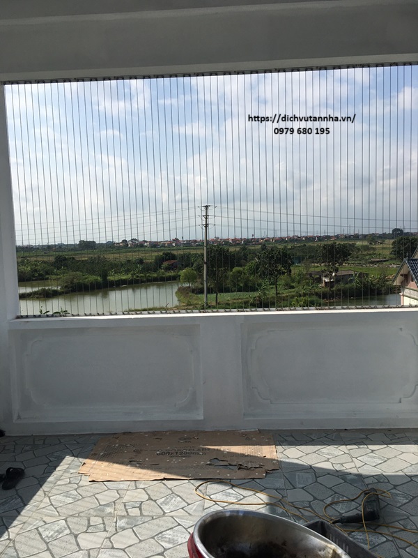 Lắp đặt Lưới an toàn ban công tại HCM