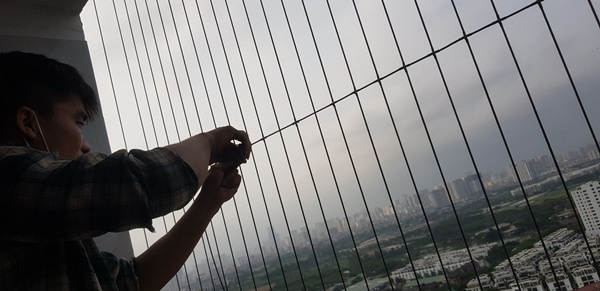 Kẹp chì Lưới an toàn chung cư