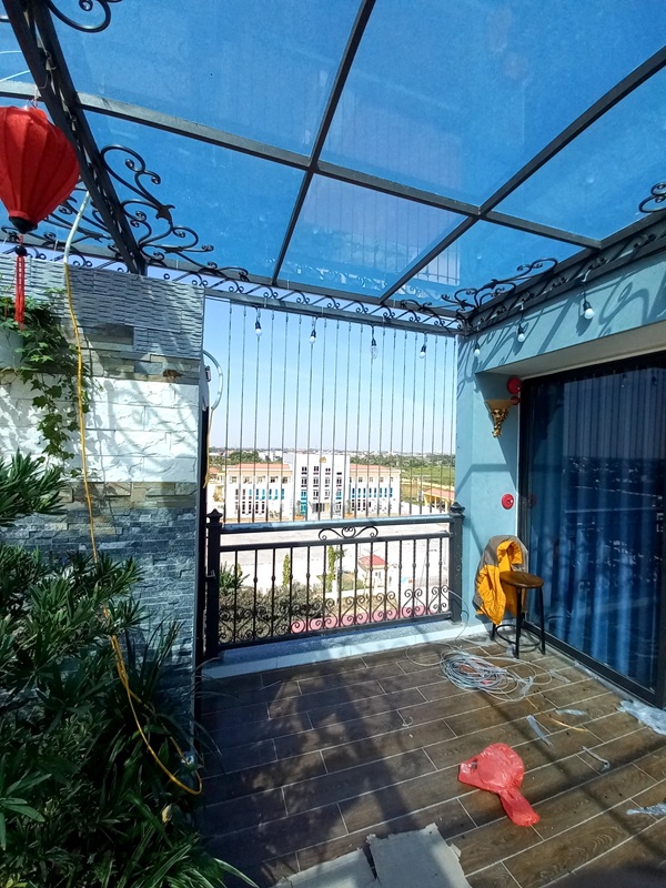 Lắp đặt dây cáp an toàn ban công 8mm